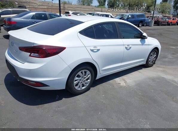 5NPD74LF5KH488484 2019 HYUNDAI ELANTRA White Rear right