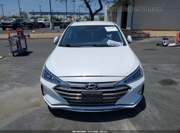 5NPD74LF5KH488484 2019 HYUNDAI ELANTRA White Rear interior view