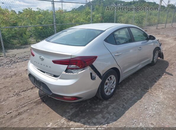 5NPD74LF5KH489540 2019 HYUNDAI ELANTRA Silver Trasero derecho