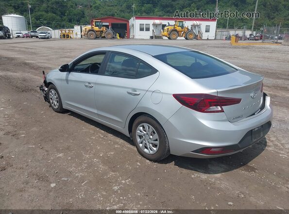 5NPD74LF5KH489540 2019 HYUNDAI ELANTRA Silver Trasero izquierdo