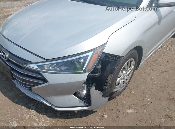 5NPD74LF5KH489540 2019 HYUNDAI ELANTRA Silver Vista frontal