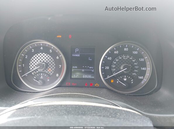 5NPD74LF5KH489540 2019 HYUNDAI ELANTRA Silver Vista de los asientos traseros