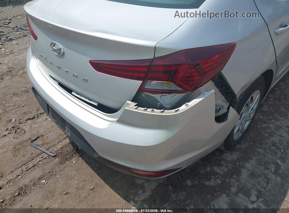 5NPD74LF5KH489540 2019 HYUNDAI ELANTRA Silver 