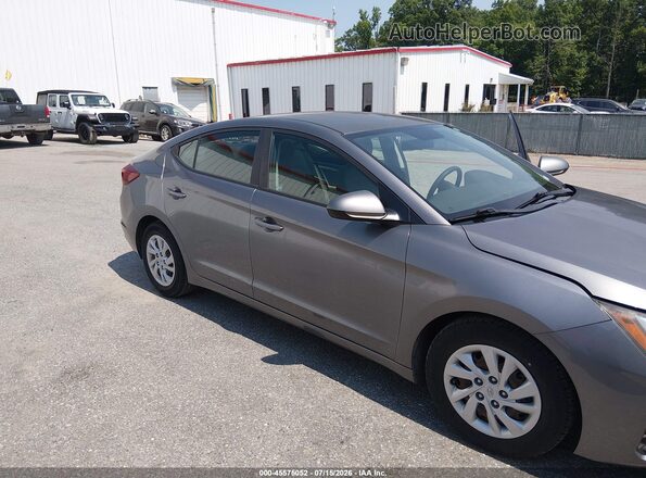 5NPD74LF5KH490610 2019 HYUNDAI ELANTRA Gray Widok z przodu
