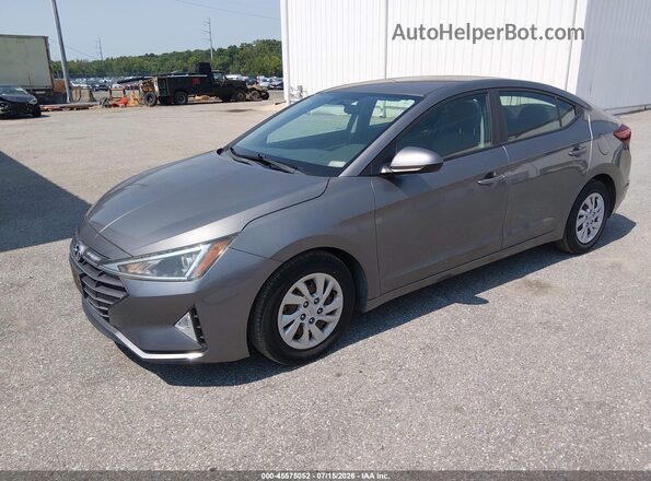 5NPD74LF5KH490610 2019 HYUNDAI ELANTRA Gray Przód lewy