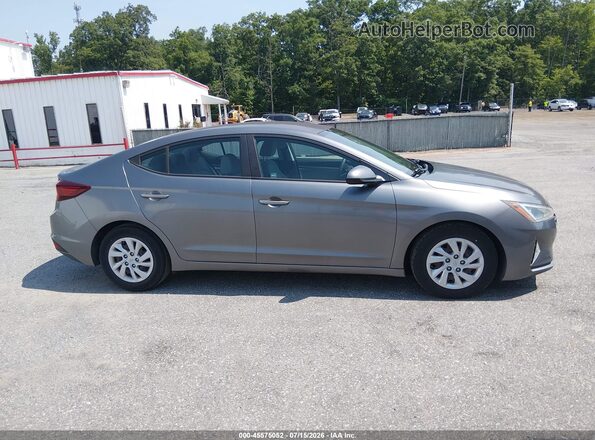 5NPD74LF5KH490610 2019 HYUNDAI ELANTRA Gray Widok wnętrza z tyłu