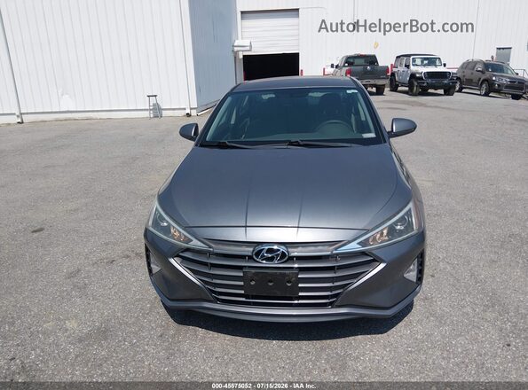 5NPD74LF5KH490610 2019 HYUNDAI ELANTRA Gray Widok zestawu wskaźników