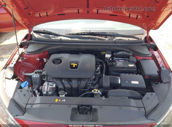 5NPD74LF5KH493880 2019 HYUNDAI ELANTRA Red Vista trasera
