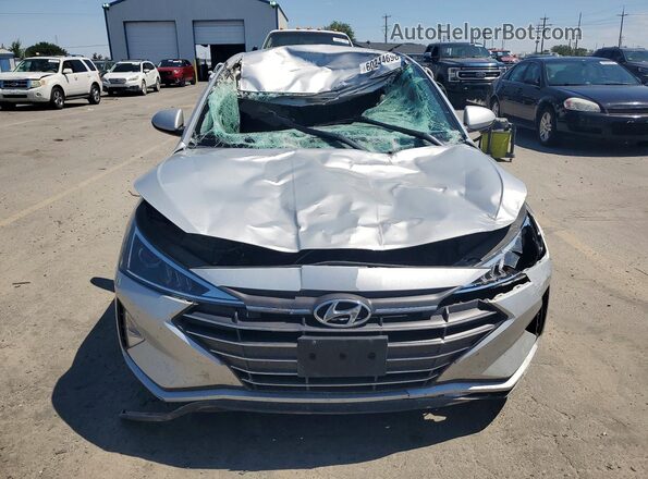 5NPD74LF5KH495922 2019 HYUNDAI ELANTRA Silver Դիմացի տեսք