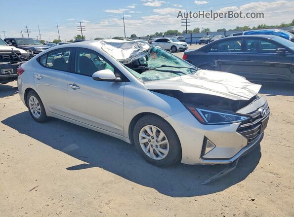 5NPD74LF5KH495922 2019 HYUNDAI ELANTRA Silver Առջևի աջ