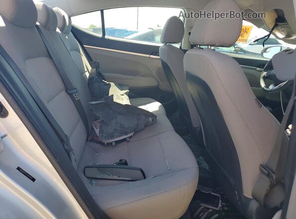 5NPD74LF5KH495922 2019 HYUNDAI ELANTRA Silver Հետևի նստատեղերի տեսք