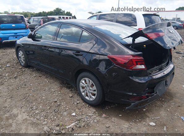 5NPD74LF5LH595262 2020 HYUNDAI ELANTRA Black Задня ліва чверть