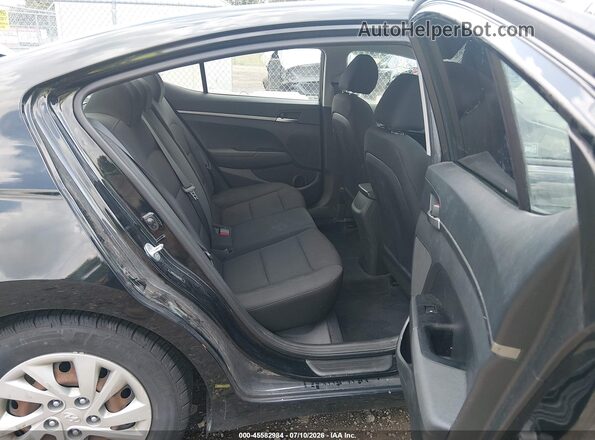 5NPD74LF5LH595262 2020 HYUNDAI ELANTRA Black Вид наклейки з VIN-кодом