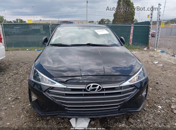 5NPD74LF5LH595262 2020 HYUNDAI ELANTRA Black Вид задньої частини салону