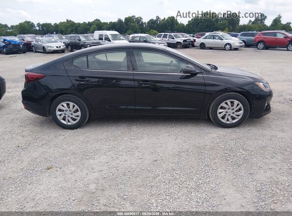 5NPD74LF5LH600492 2020 HYUNDAI ELANTRA Black Rear interior view