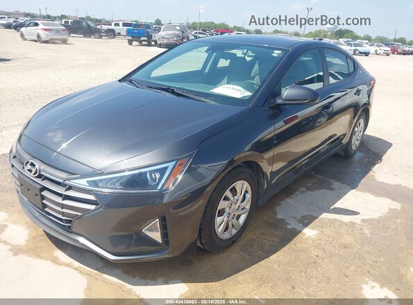 5NPD74LF5LH601173 2020 HYUNDAI ELANTRA Gray წინა მარცხენა ხედი სამი მეოთხედიდან