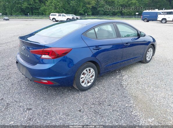 5NPD74LF5LH601299 2020 HYUNDAI ELANTRA Blue Tył prawy