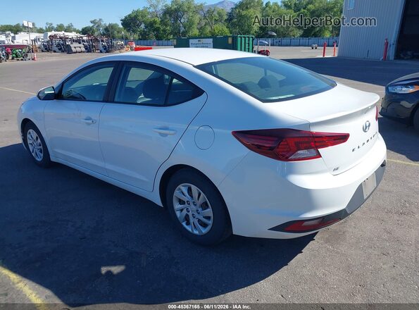 5NPD74LF5LH601707 2020 HYUNDAI ELANTRA Белый Задняя левая четверть