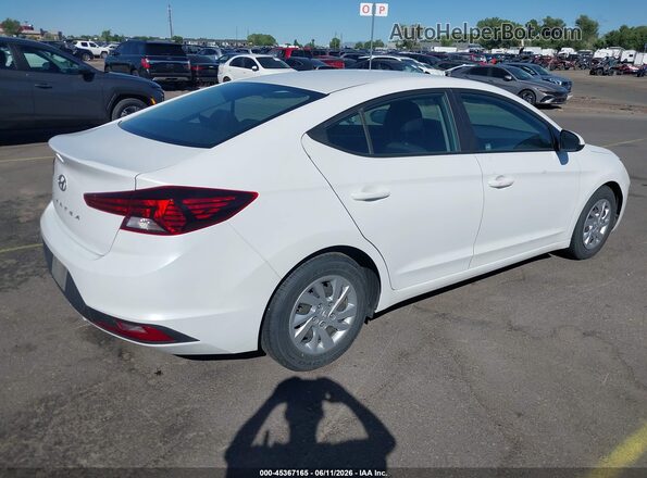 5NPD74LF5LH601707 2020 HYUNDAI ELANTRA Белый Задняя правая четверть
