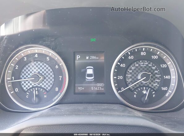 5NPD74LF5LH601707 2020 HYUNDAI ELANTRA Белый Вид задних сидений
