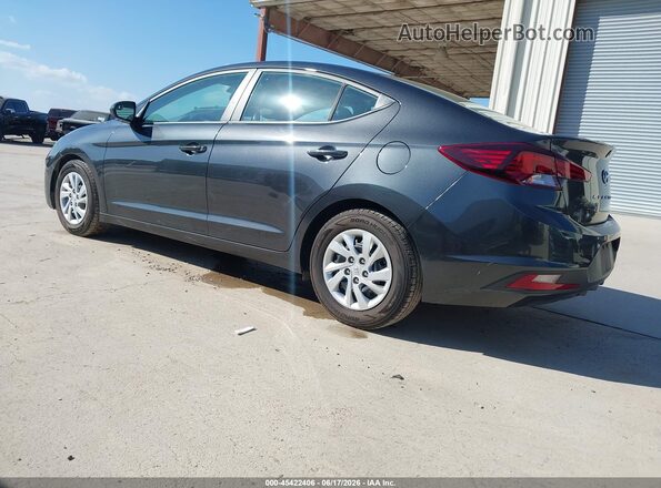 5NPD74LF5LH602145 2020 HYUNDAI ELANTRA Gray Trasero izquierdo