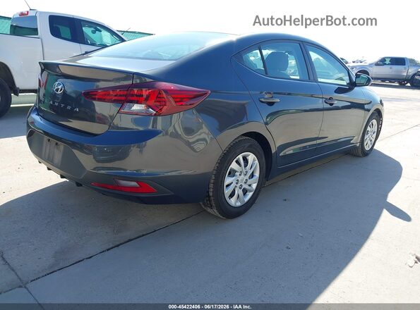 5NPD74LF5LH602145 2020 HYUNDAI ELANTRA Gray Trasero derecho