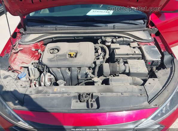 5NPD74LF5LH603702 2020 HYUNDAI ELANTRA Красный Вид сзади