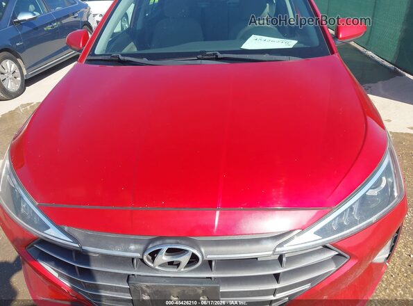 5NPD74LF5LH603702 2020 HYUNDAI ELANTRA Красный Панорамный вид салона 360°