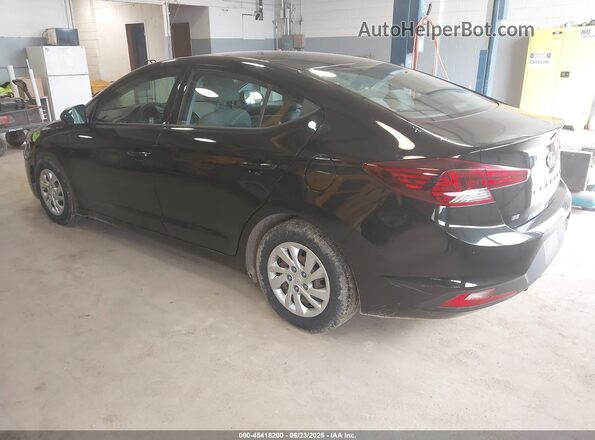 5NPD74LF5LH603795 2020 HYUNDAI ELANTRA Black უკანა მარცხენა