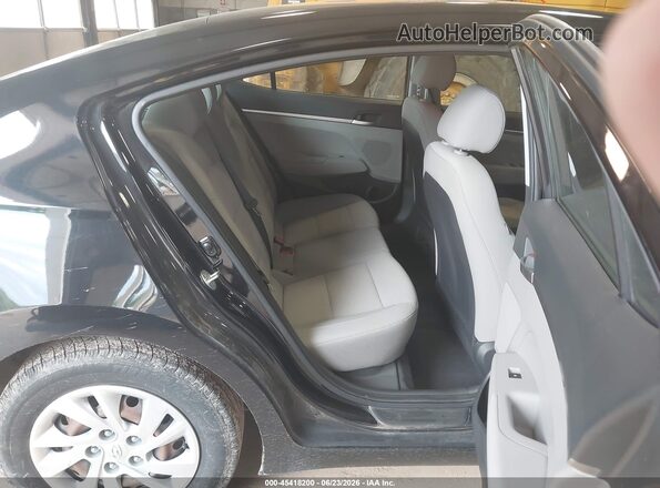 5NPD74LF5LH603795 2020 HYUNDAI ELANTRA Black VIN კოდის სტიკერის ხედი