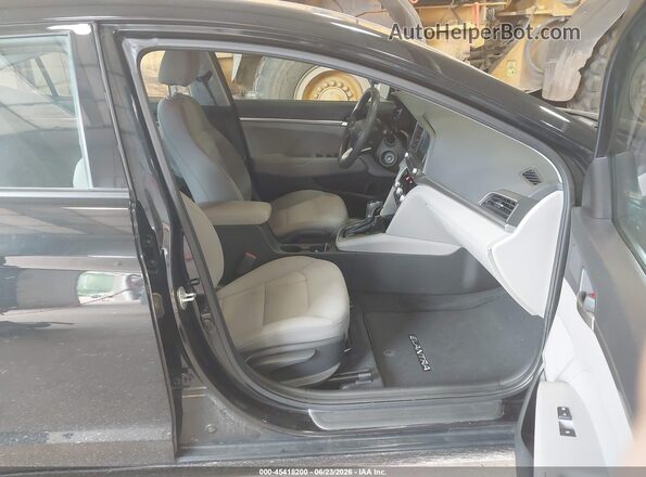 5NPD74LF5LH603795 2020 HYUNDAI ELANTRA Black წინა სალონის ხედი