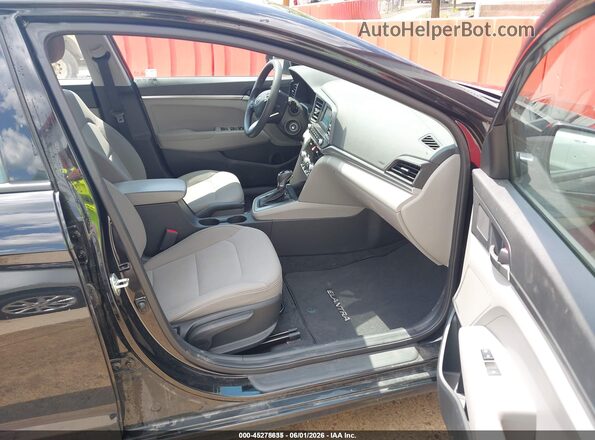 5NPD74LF5LH607488 2020 HYUNDAI ELANTRA Black Front interior view
