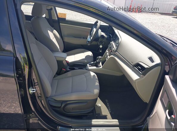 5NPD74LF5LH609273 2020 HYUNDAI ELANTRA Black წინა სალონის ხედი