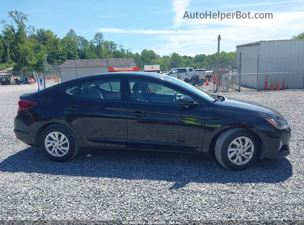 5NPD74LF5LH609273 2020 HYUNDAI ELANTRA Black უკანა სალონის ხედი