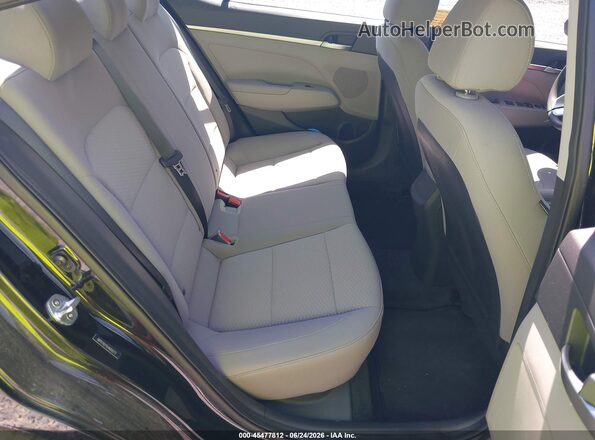 5NPD74LF5LH609273 2020 HYUNDAI ELANTRA Black VIN კოდის სტიკერის ხედი