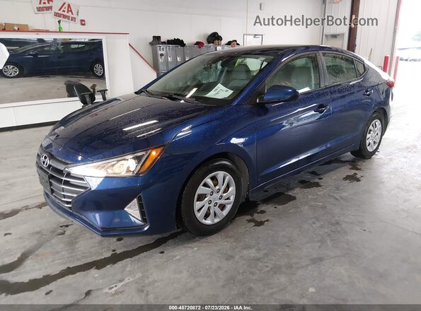 5NPD74LF5LH609483 2020 HYUNDAI ELANTRA Blue Vista tres cuartos delantera izquierda