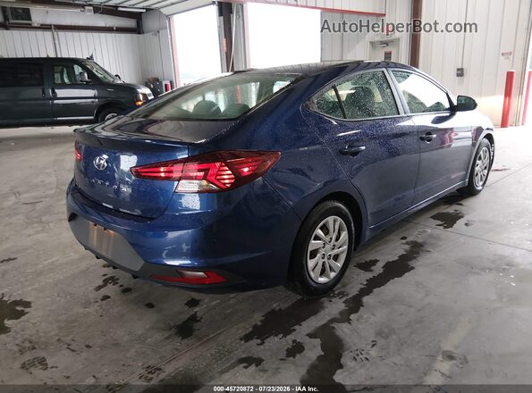5NPD74LF5LH609483 2020 HYUNDAI ELANTRA Blue Trasero derecho