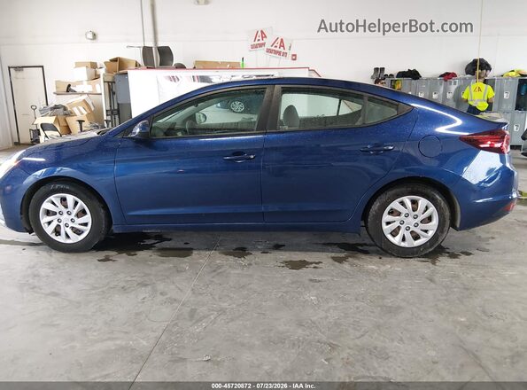 5NPD74LF5LH609483 2020 HYUNDAI ELANTRA Blue Vista interior de 360 grados