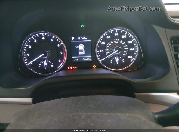 5NPD74LF5LH609483 2020 HYUNDAI ELANTRA Blue Vista de los asientos traseros