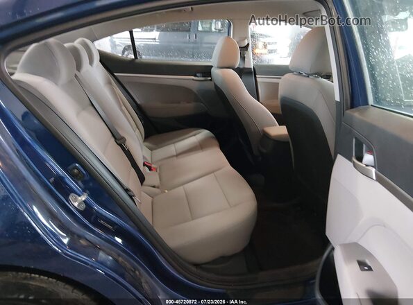 5NPD74LF5LH609483 2020 HYUNDAI ELANTRA Blue Vista de la etiqueta del VIN