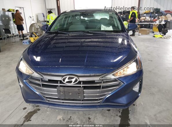 5NPD74LF5LH609483 2020 HYUNDAI ELANTRA Blue Vista frontal