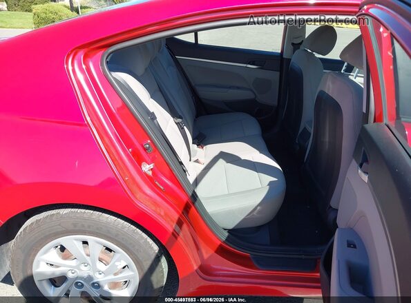 5NPD74LF5LH609676 2020 HYUNDAI ELANTRA Red Widok naklejki z numerem VIN