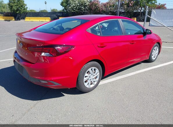 5NPD74LF5LH609676 2020 HYUNDAI ELANTRA Red Tył prawy