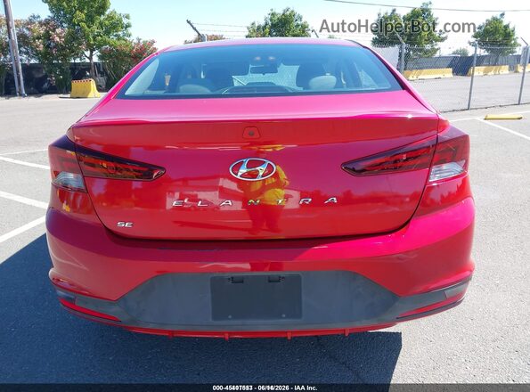 5NPD74LF5LH609676 2020 HYUNDAI ELANTRA Red 