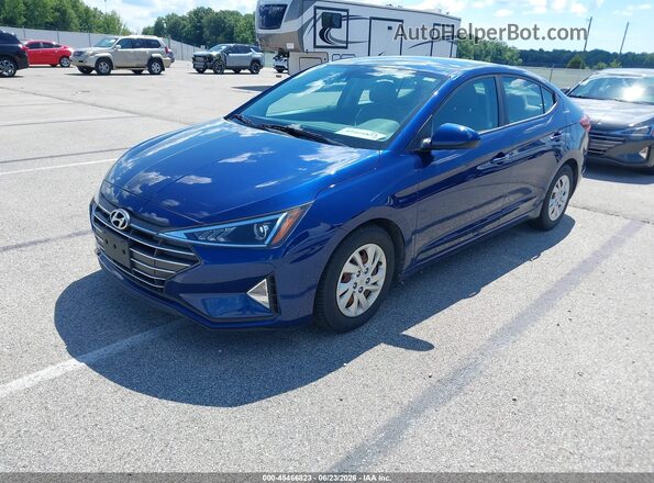 5NPD74LF5LH609970 2020 HYUNDAI ELANTRA Blue Front left