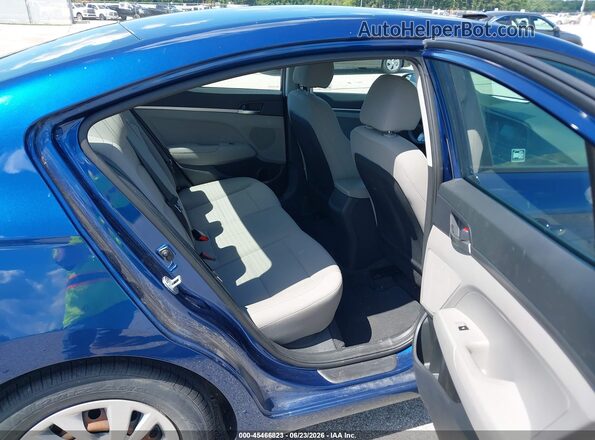 5NPD74LF5LH609970 2020 HYUNDAI ELANTRA Blue VIN sticker view
