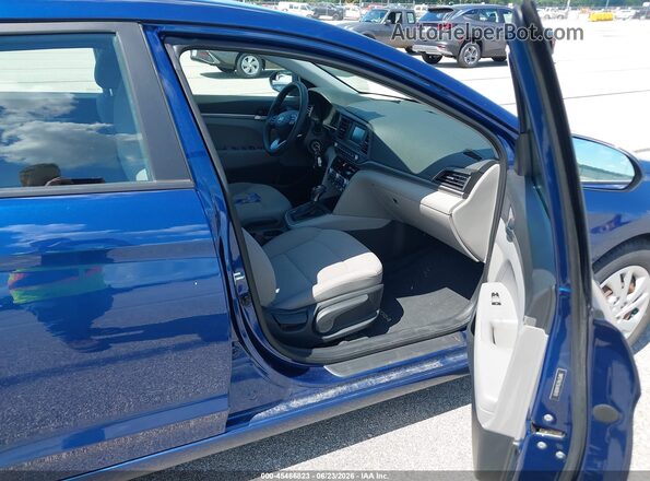 5NPD74LF5LH609970 2020 HYUNDAI ELANTRA Blue Front interior view