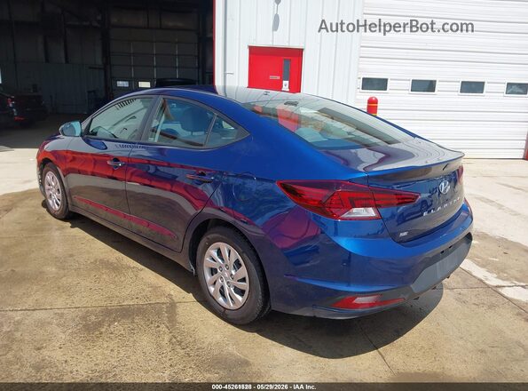 5NPD74LF5LH610438 2020 HYUNDAI ELANTRA Blue Rear left