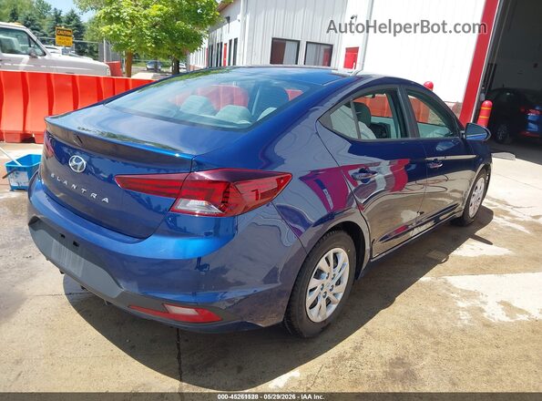 5NPD74LF5LH610438 2020 HYUNDAI ELANTRA Blue Rear right