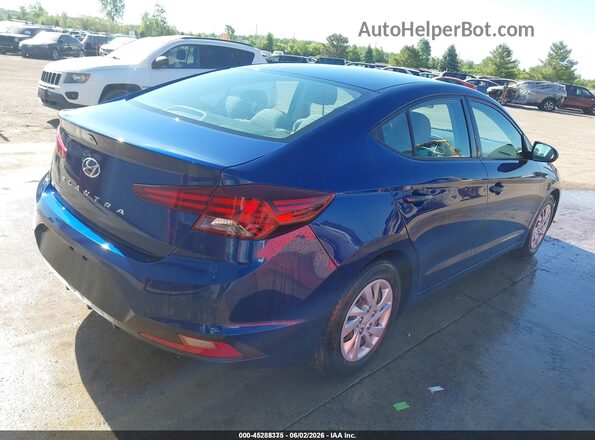 5NPD74LF5LH610455 2020 HYUNDAI ELANTRA Blue Rear right